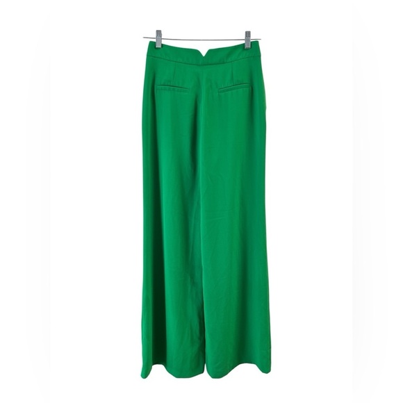 Karen Millen green wide leg tailored trouser pants - Picture 7 of 8